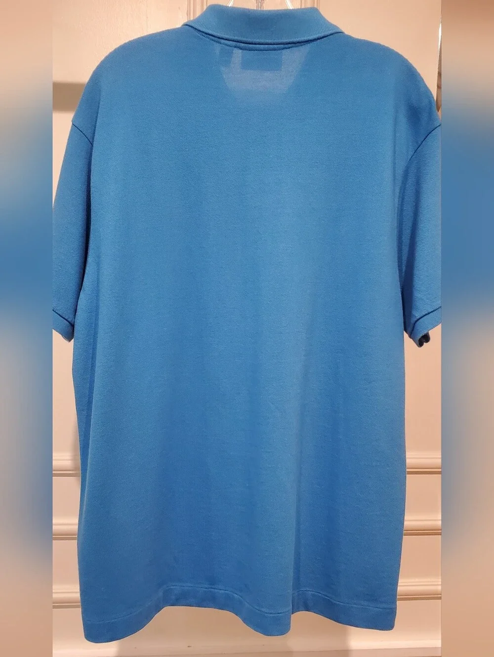 Lacoste Men's Polo Shirt - Bright Blue with Green Crocodile Classic Fit Size XXL - Picture 3 of 6